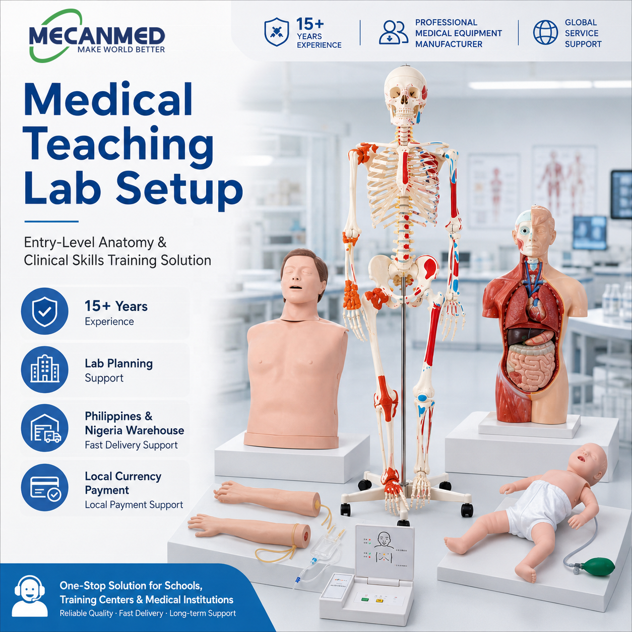 Medical Lab Equipment Suppliers - Mecanmed Guangzhou Medical Device Supplier One-stop