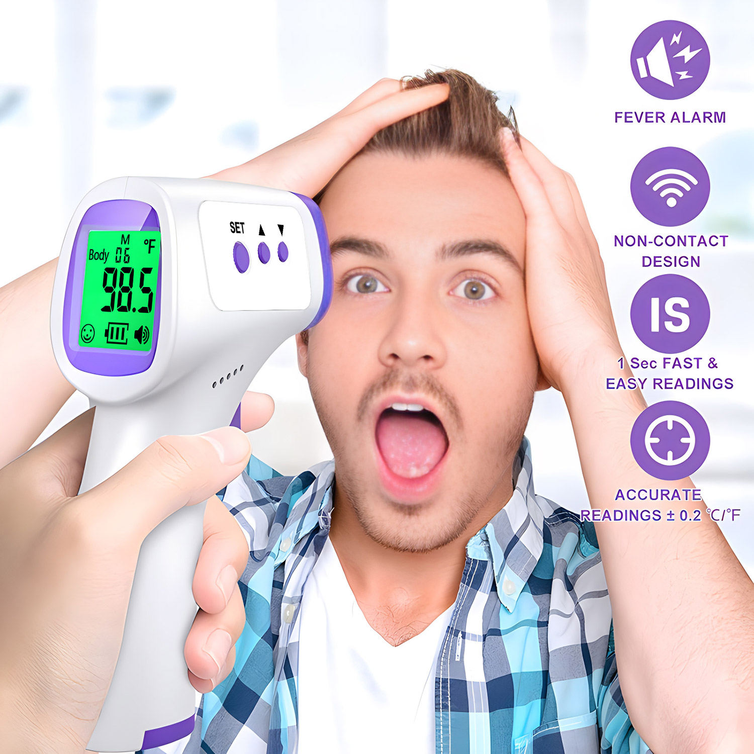 Digital Thermometer Infrared - Digital Non-contact Medical Fever Infrared Thermometer