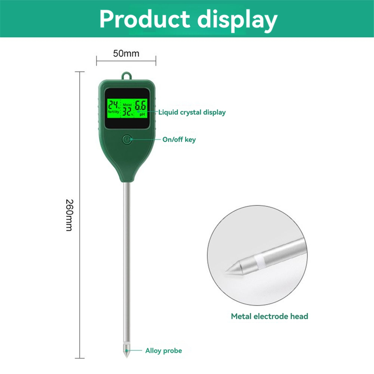 ABNJ Digital LCD Display Soil  - Ph Meter บทวิจารณ์และราคา