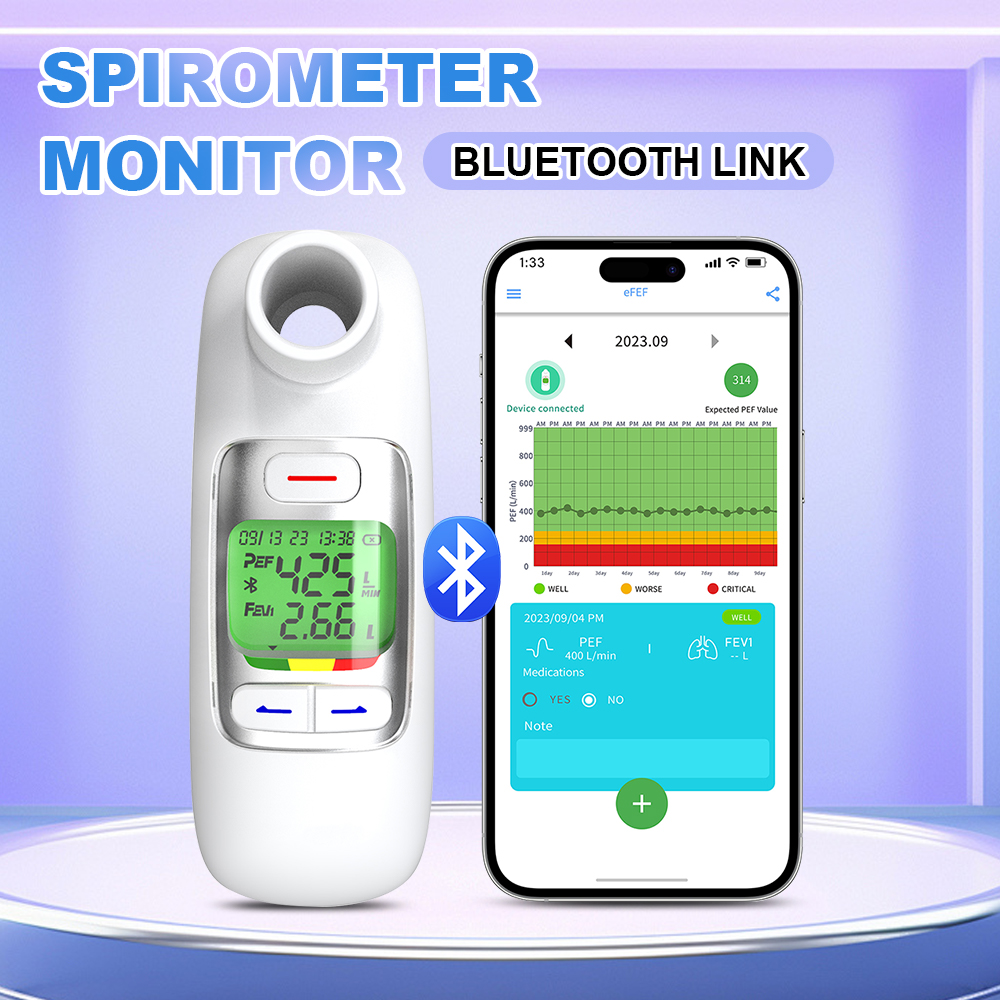 Medical Bluetooth Lung Functio - Spirometer Lung Function บทวิจารณ์และราคา