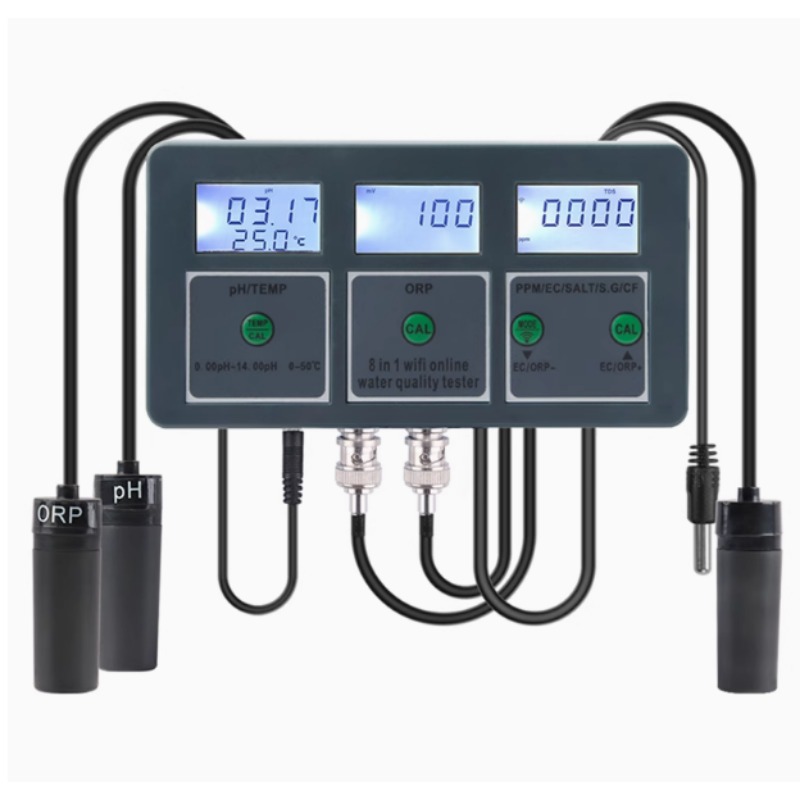 Wifi 8 IN 1 Salinity Ph Meter  - Ph Meter บทวิจารณ์และราคา