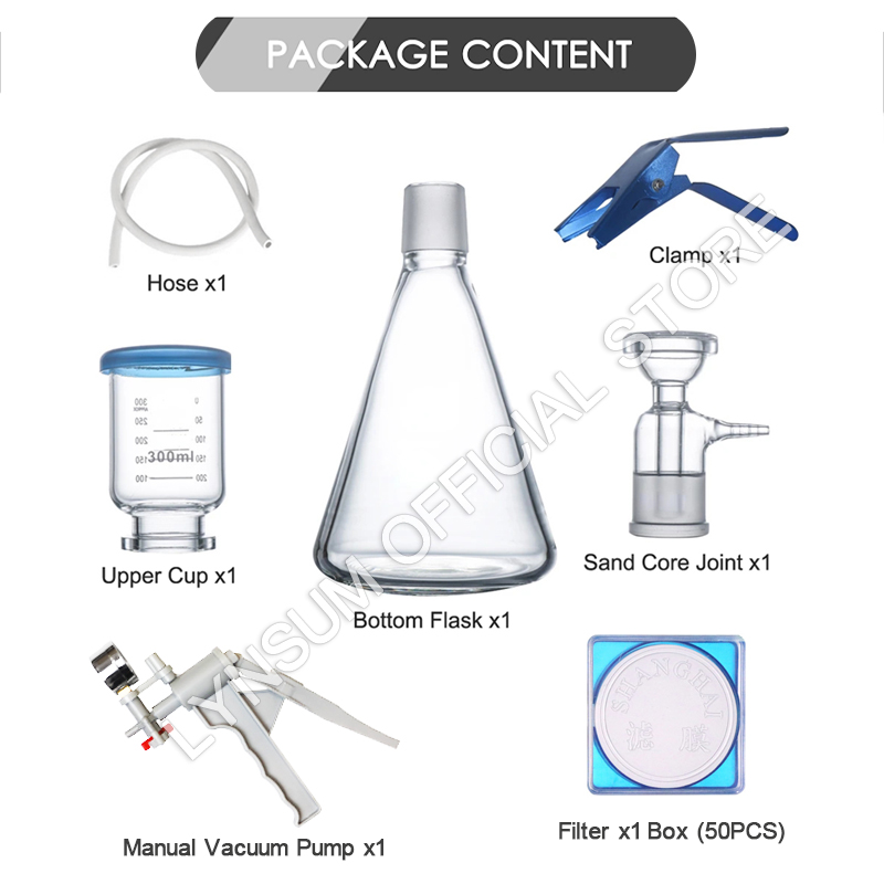 Lab Medical Glass Vacuum Filtr - Medical Lab Units บทวิจารณ์และราคา