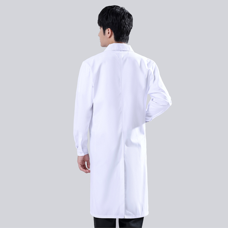 Male's White Medical Coat Men  - Medical Lab Gown บทวิจารณ์และราคา