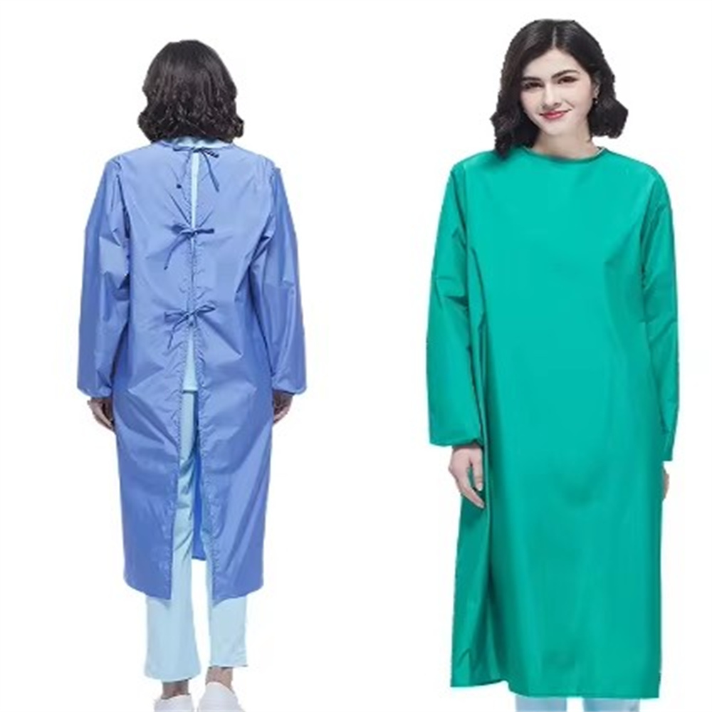 NEW Women Waterproof Gown SPA  - Medical Lab Gown บทวิจารณ์และราคา