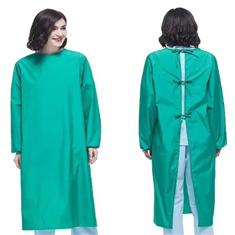 NEW Women Waterproof Gown SPA  - Medical Lab Gown บทวิจารณ์และราคา