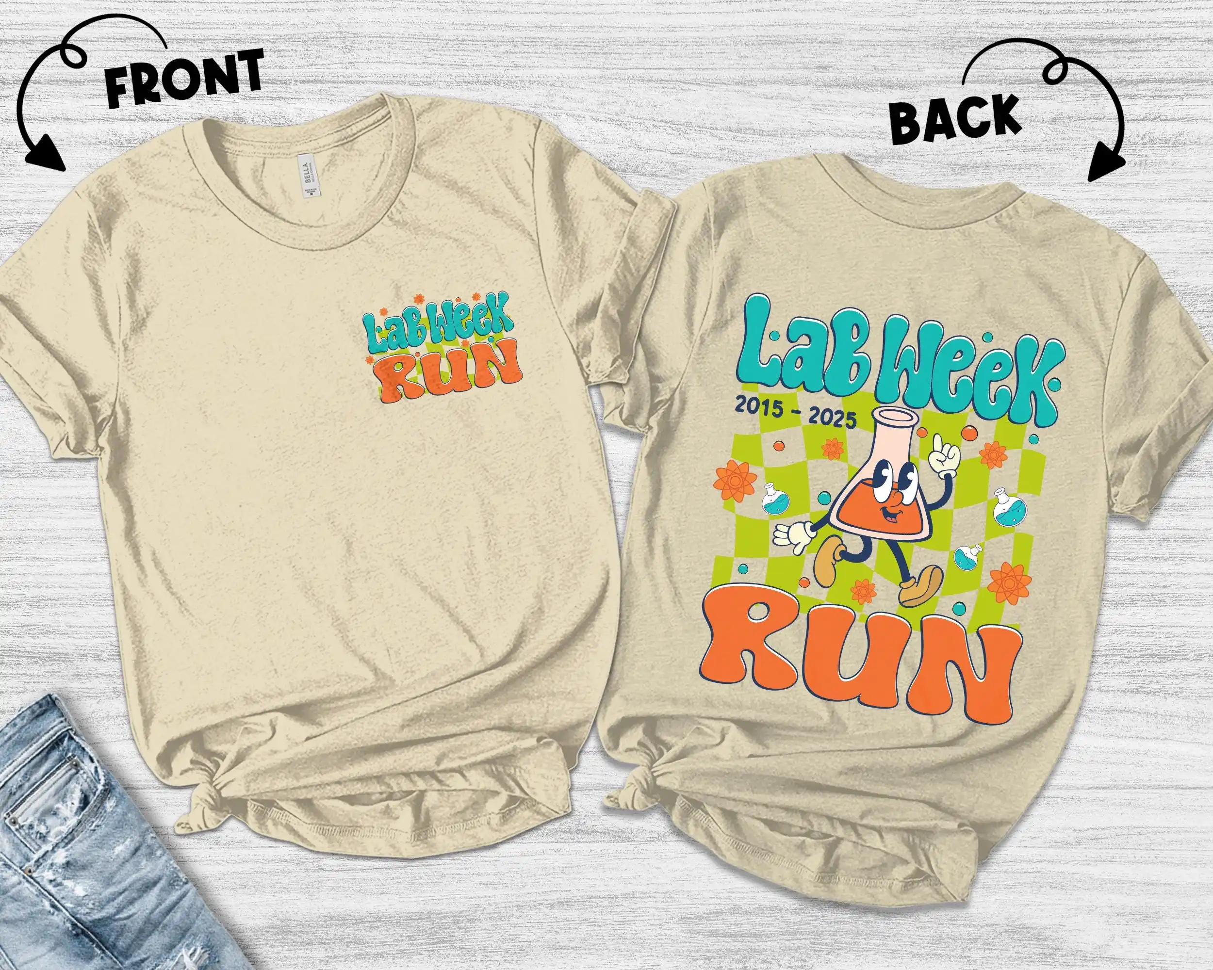 Retro Lab Week 2025 T Shirt Ru - Medical Lab Week 2025 บทวิจารณ์และราคา