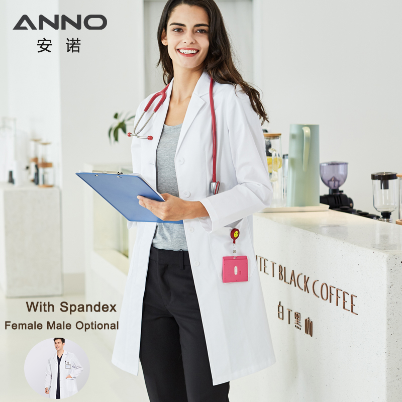 ANNO Long Sleeve Lab Uniforms  - Medical Lab Gown บทวิจารณ์และราคา