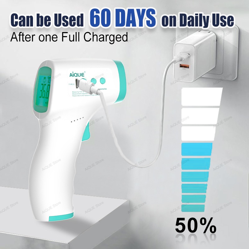 AiQUE Rechargeable Digital ℃℉  - Digital Thermometer Infrared บทวิจารณ์และราคา