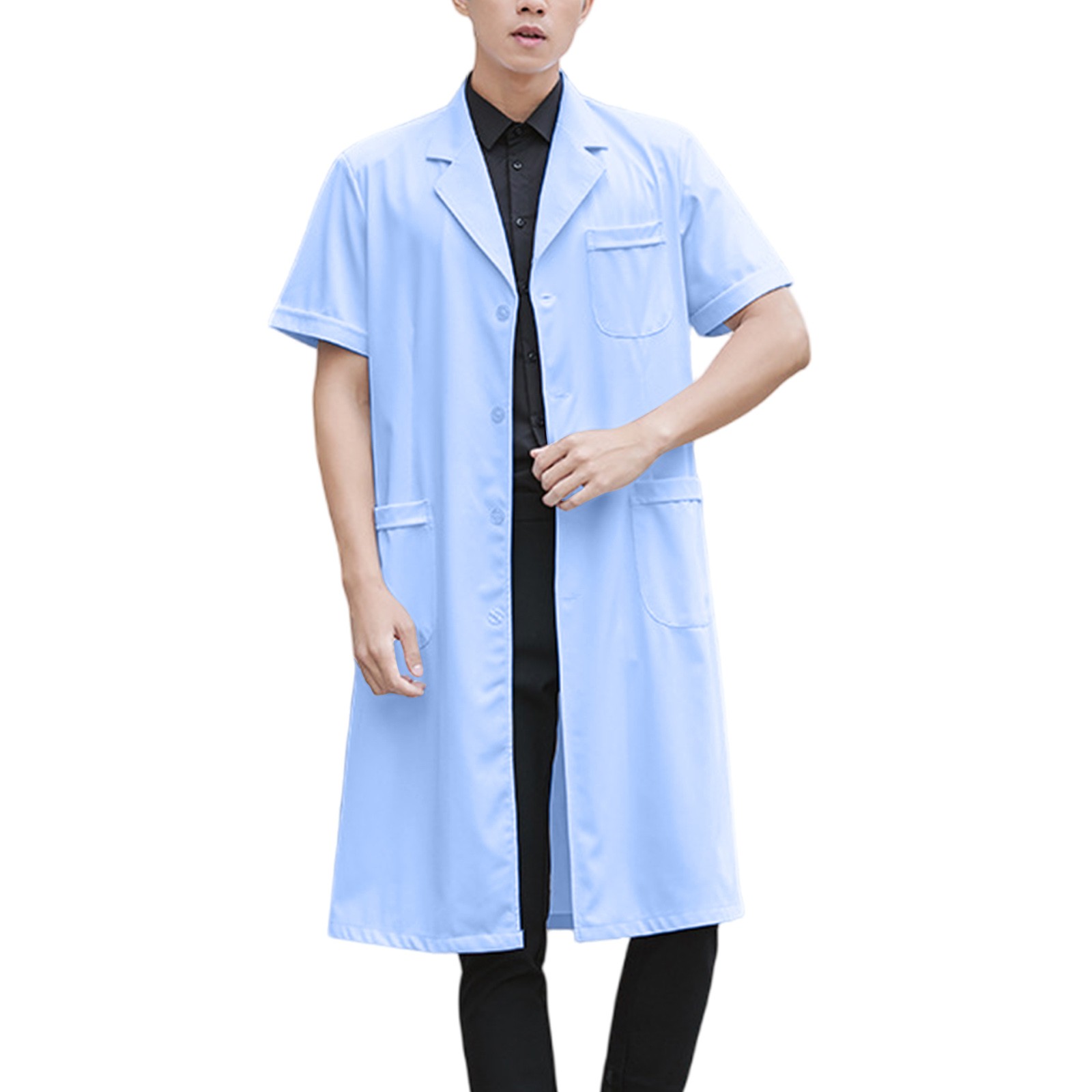 Pharmacy Wear White Lab Coat S - Medical Lab Gown บทวิจารณ์และราคา