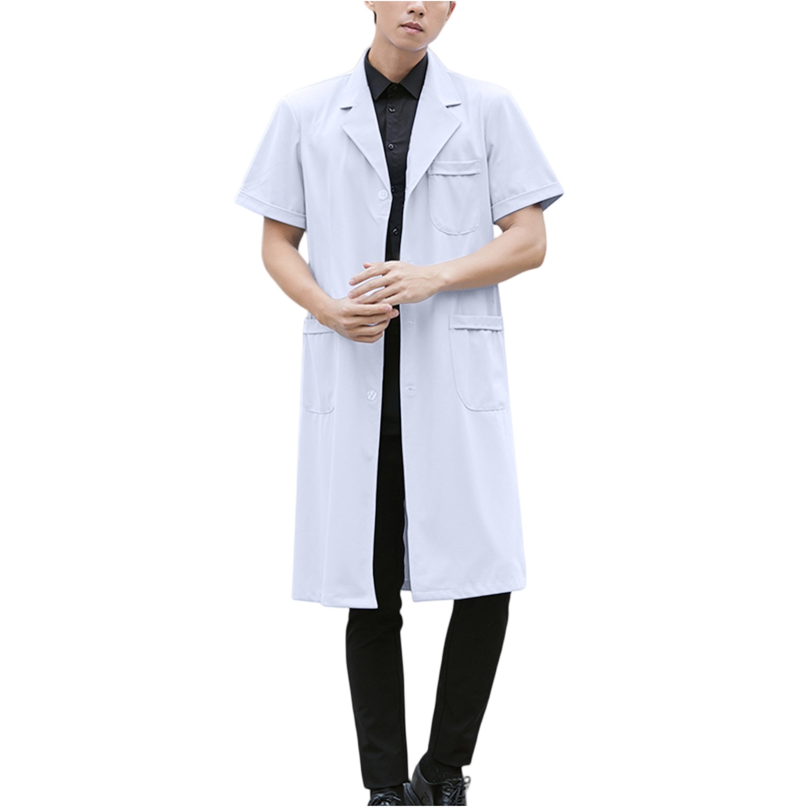 Pharmacy Wear White Lab Coat S - Medical Lab Gown บทวิจารณ์และราคา