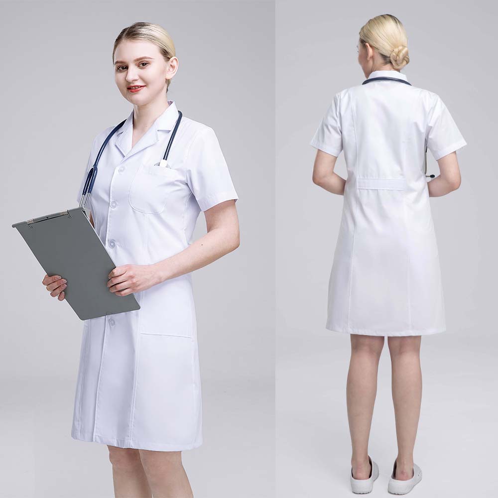 Professional Men Doctors Cloth - Medical Lab Gown บทวิจารณ์และราคา