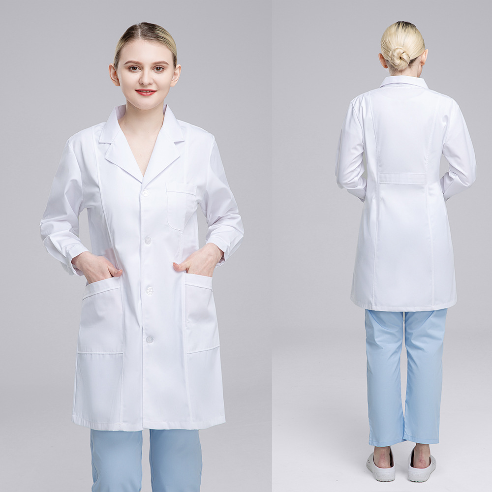 Professional Men Doctors Cloth - Medical Lab Gown บทวิจารณ์และราคา