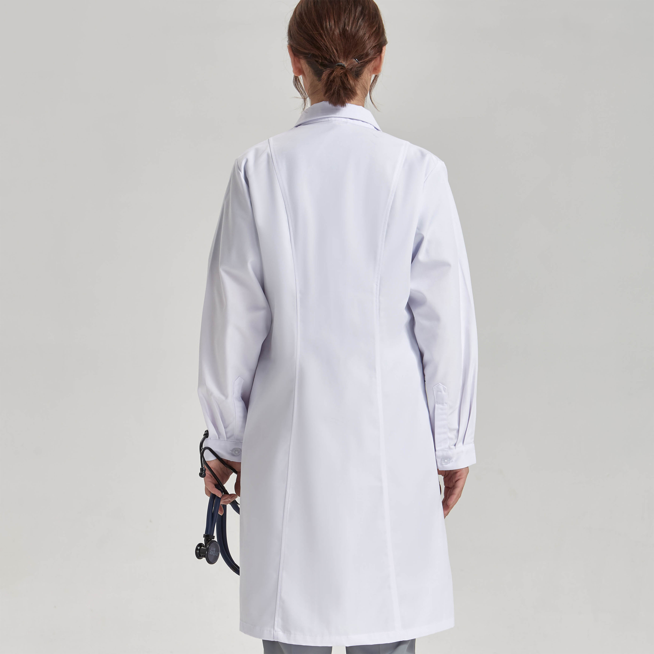 Professional White Lab Coats H - Medical Lab Gown บทวิจารณ์และราคา