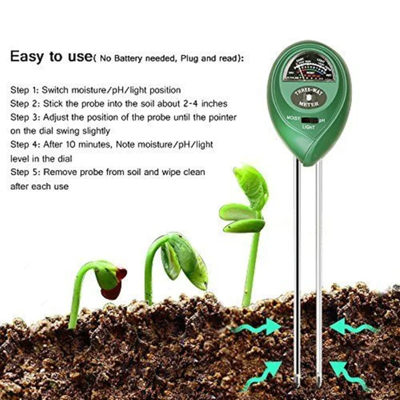 Garden PH Meter Sunlight 3in1  - Ph Meter บทวิจารณ์และราคา