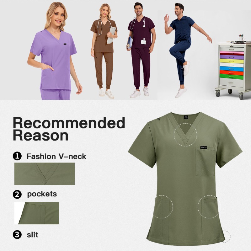 Unisex short sleeved surgical  - Medical Lab Gown บทวิจารณ์และราคา