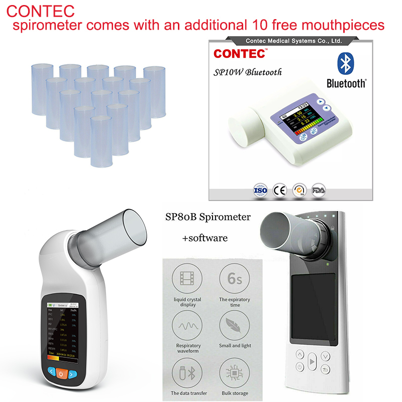 20/50/100pcs Reusable mouth pi - Spirometer Lung Function บทวิจารณ์และราคา