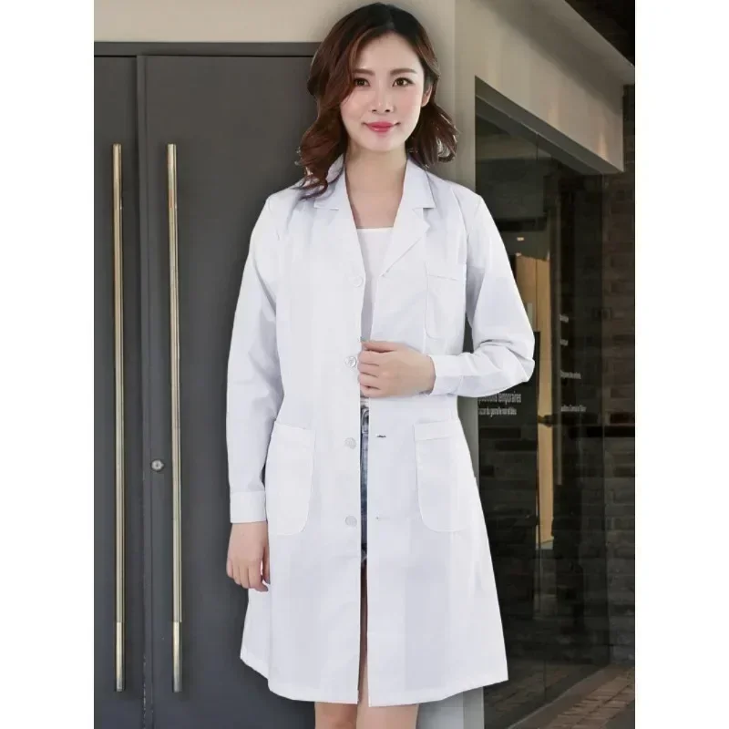 Unisex White Lab Coat Long/Sho - Medical Lab Gown บทวิจารณ์และราคา