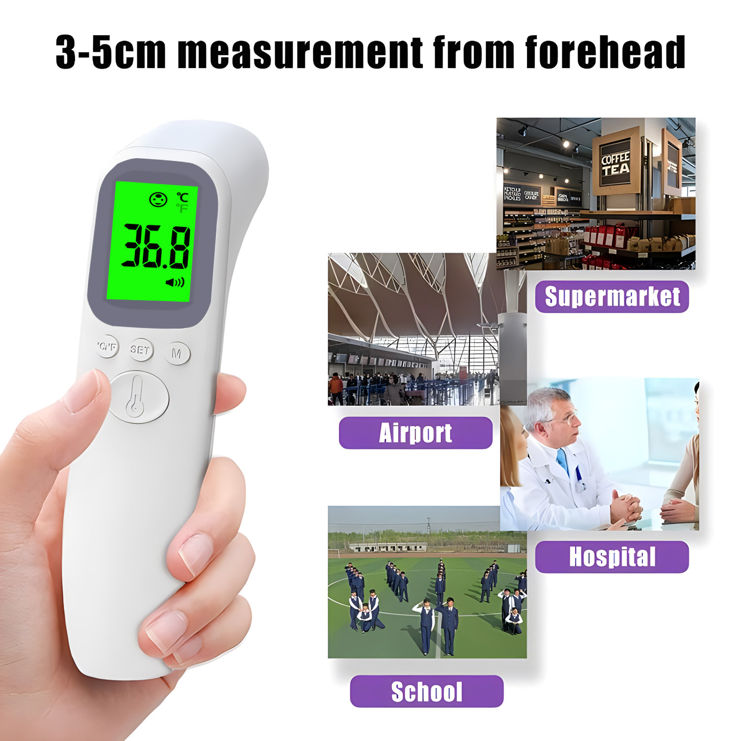 ALIWUZN Infrared Electronic Fo - Digital Thermometer Infrared บทวิจารณ์และราคา