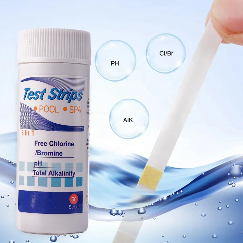 50/150/250 Strips 3-IN-1 Swimm - Ph Meter บทวิจารณ์และราคา