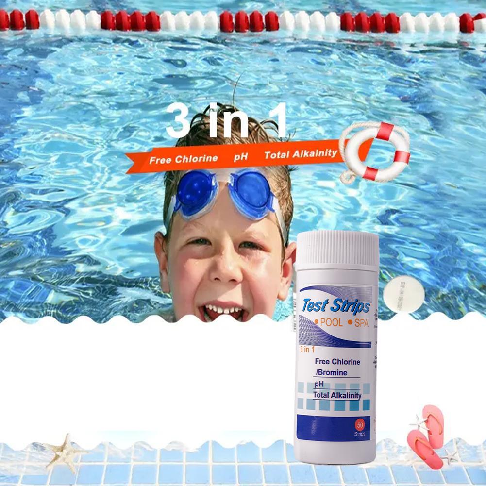 50/150/250 Strips 3-IN-1 Swimm - Ph Meter บทวิจารณ์และราคา