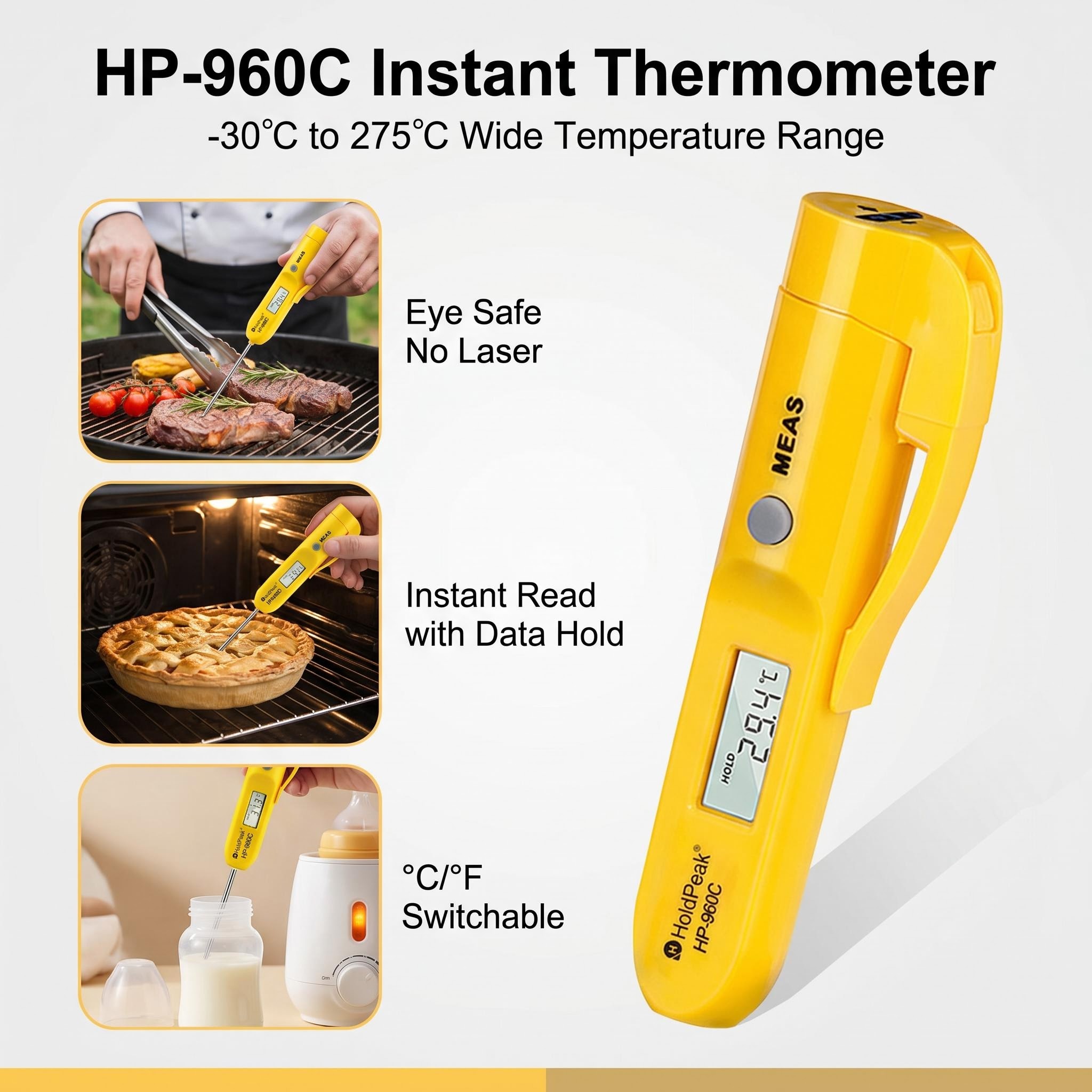 HP-960C Mini Pocket Infrared T - Digital Thermometer Infrared บทวิจารณ์และราคา
