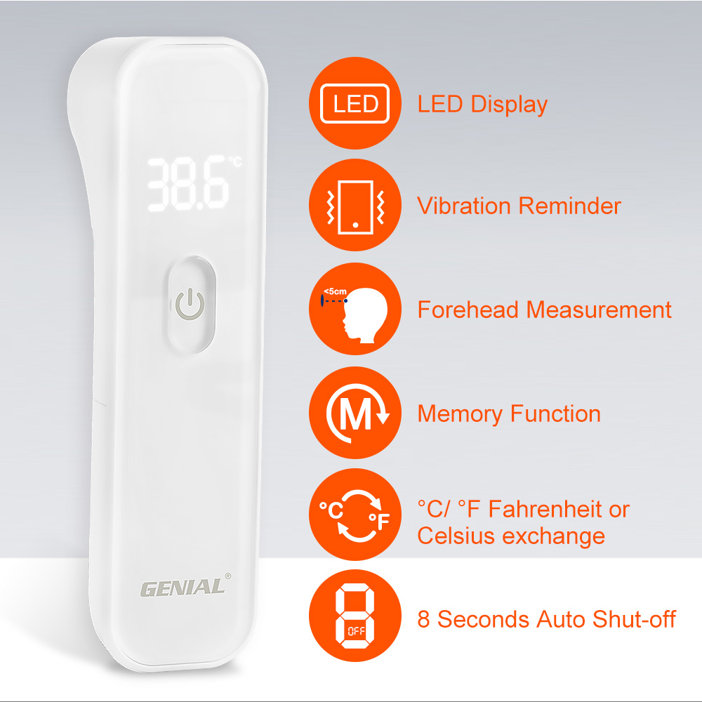 No-Touch Forehead Thermometer, - Digital Thermometer Infrared บทวิจารณ์และราคา