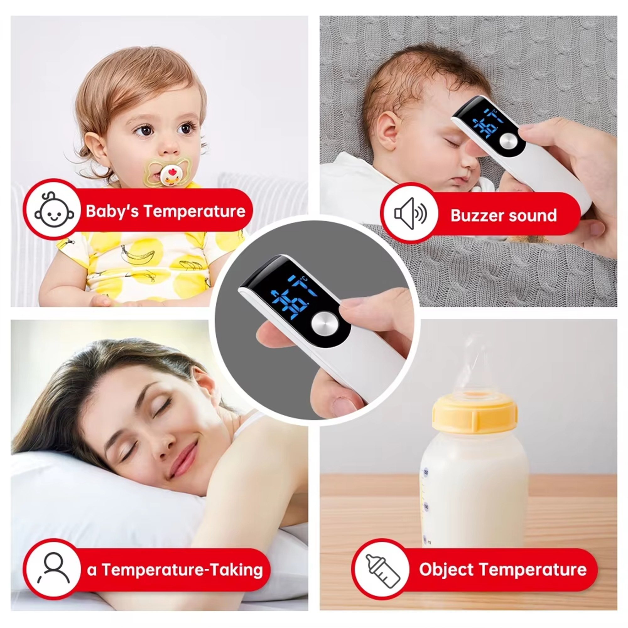 Infrared Fever Thermometer Med - Digital Thermometer Infrared บทวิจารณ์และราคา