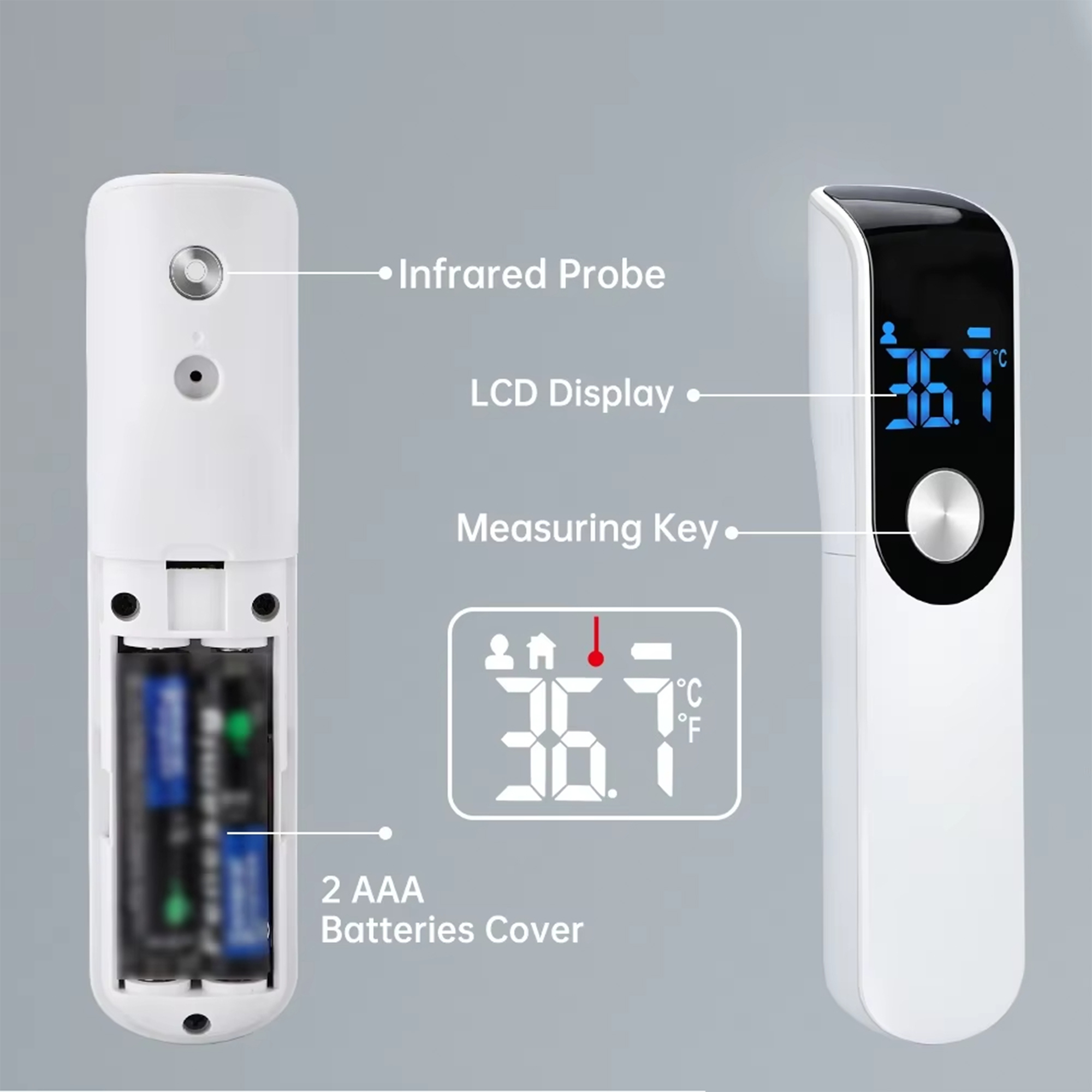Infrared Fever Thermometer Med - Digital Thermometer Infrared บทวิจารณ์และราคา