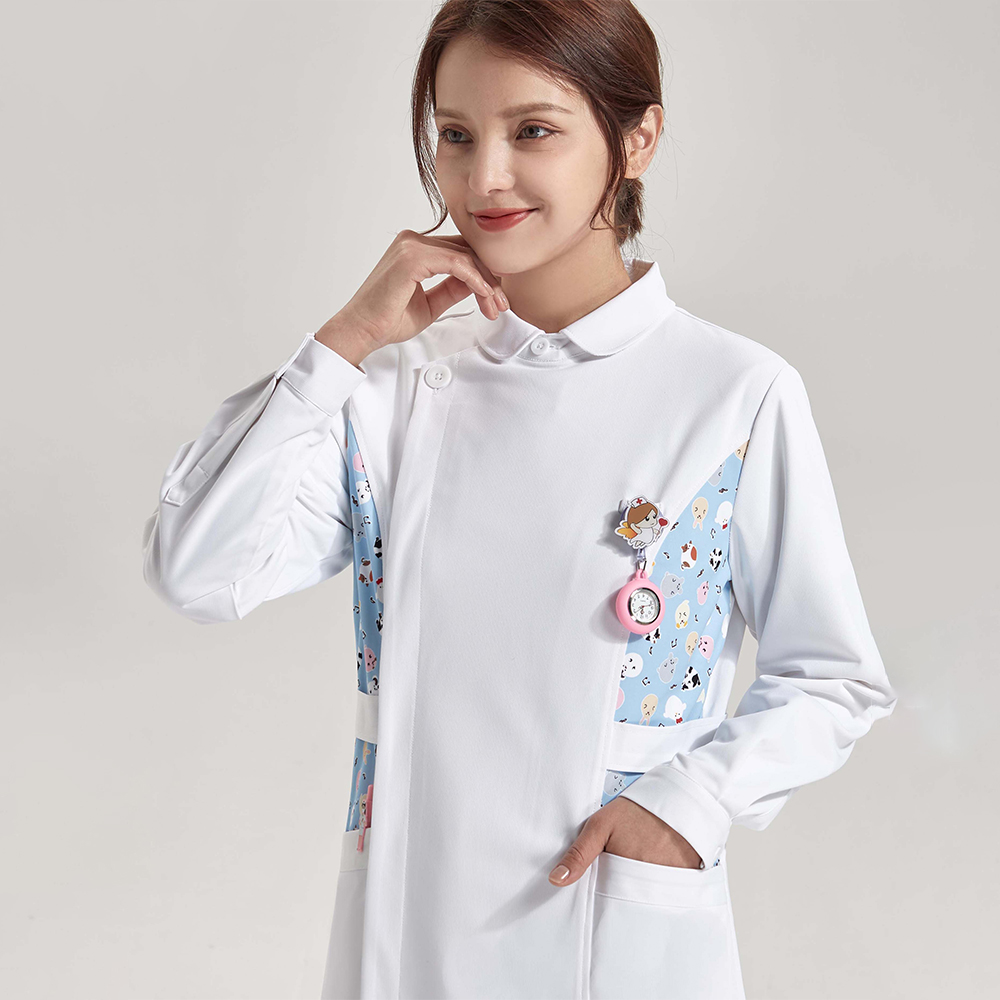 Anti Static Printed Nurse Lab  - Medical Lab Gown บทวิจารณ์และราคา