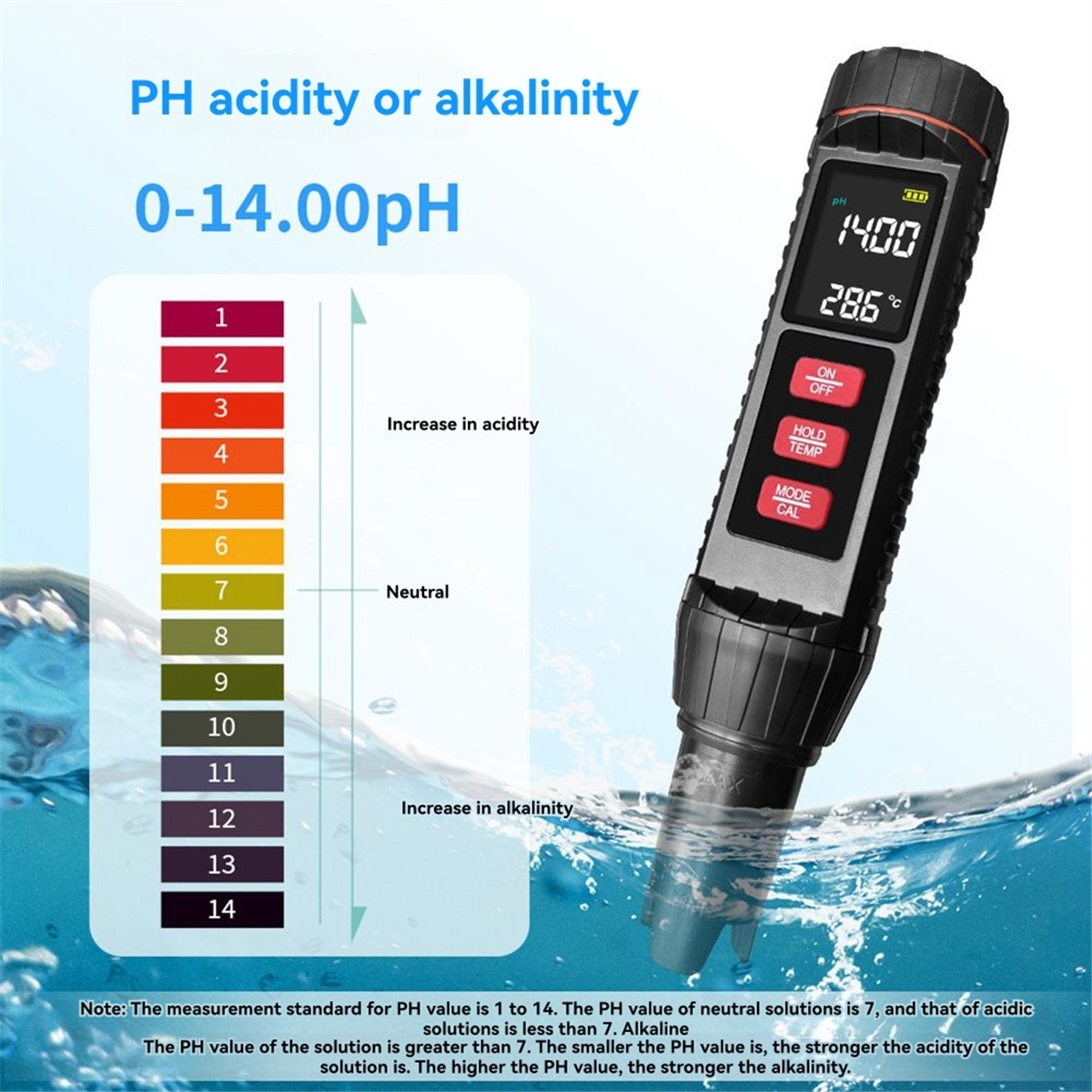 AA98 7 in 1 Digital Water Qual - Ph Meter บทวิจารณ์และราคา