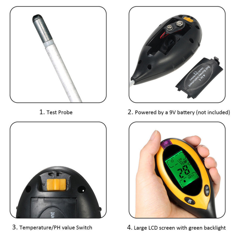 NEW 2026 LCD Soil PH Meter Tes - Ph Meter บทวิจารณ์และราคา