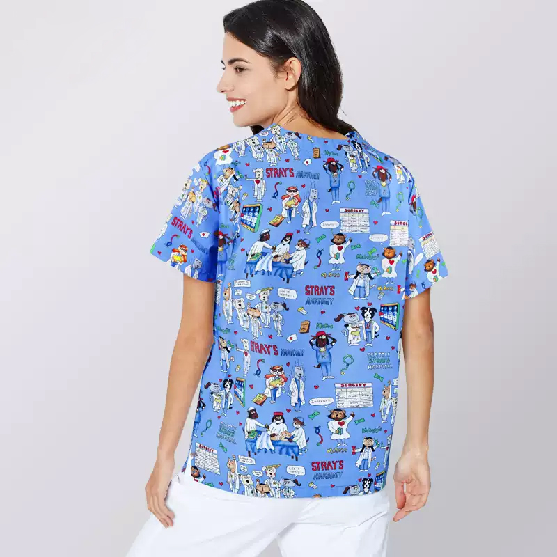 Scrubs Nursing Workwear Women  - Medical Lab Gown บทวิจารณ์และราคา